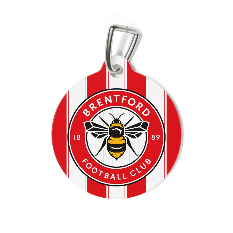 Brentford FC 25/26 Home Kit-Inspired Collar Charm