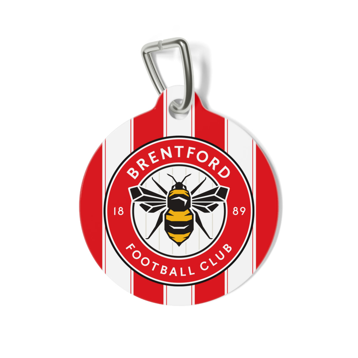 Brentford FC 25/26 Home Kit-Inspired Collar Charm