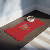 Arsenal FC 25/26 Home Kit Inspired Pet Feeding Mat - Different Styles