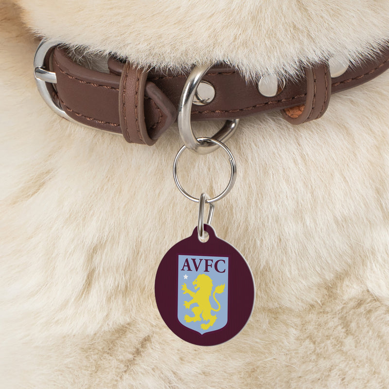 Aston Villa FC 25/26 Home Kit-Inspired Collar Charm