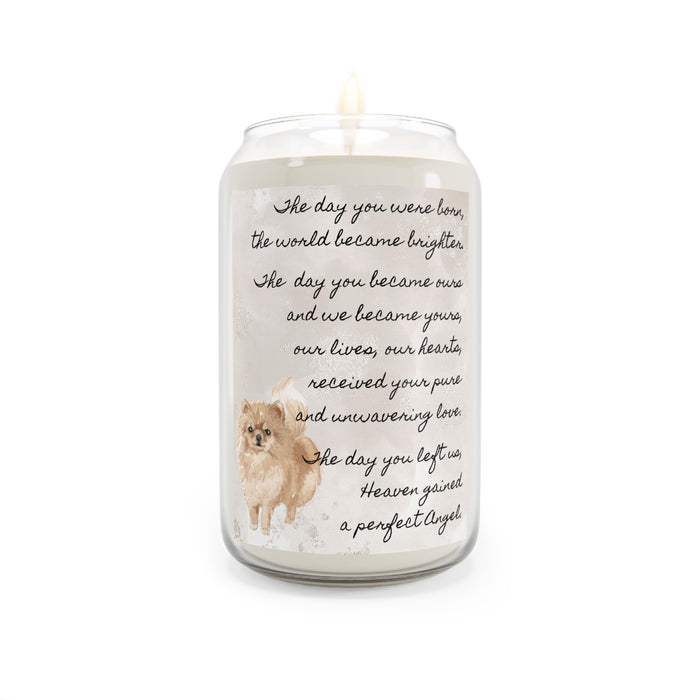 The Day Pomeranian Pet Memorial Scented Candle, 13.75oz