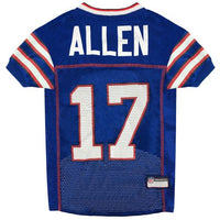 Buffalo Bills Josh Allen 17 Player Pet Jersey
