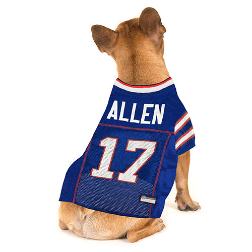 Buffalo Bills Josh Allen 17 Player Pet Jersey