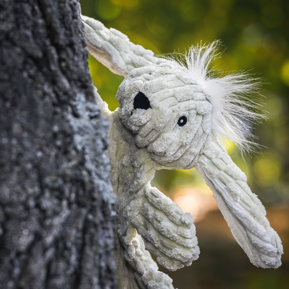 Bobbi Bunny HuggleFlatties™ Durable Plush Dog Toy