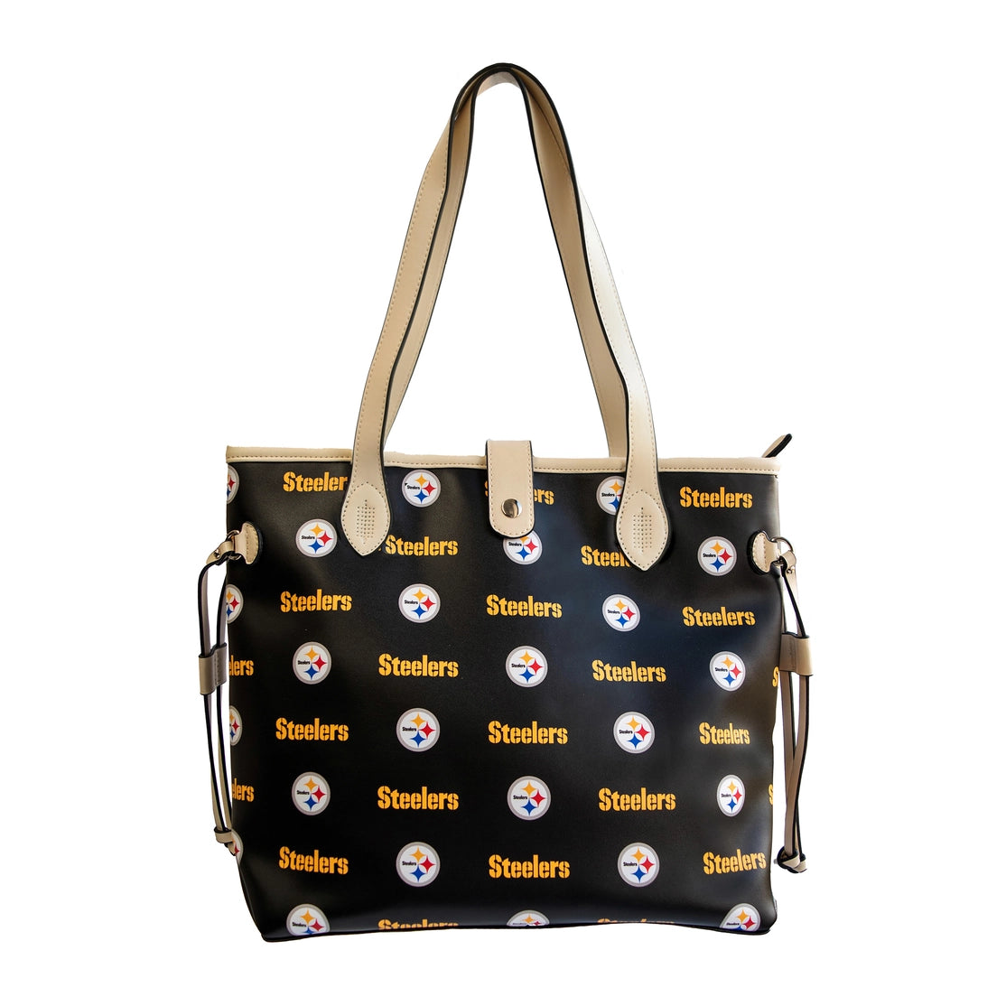 Pittsburgh Steelers Patterned Tote Handbag