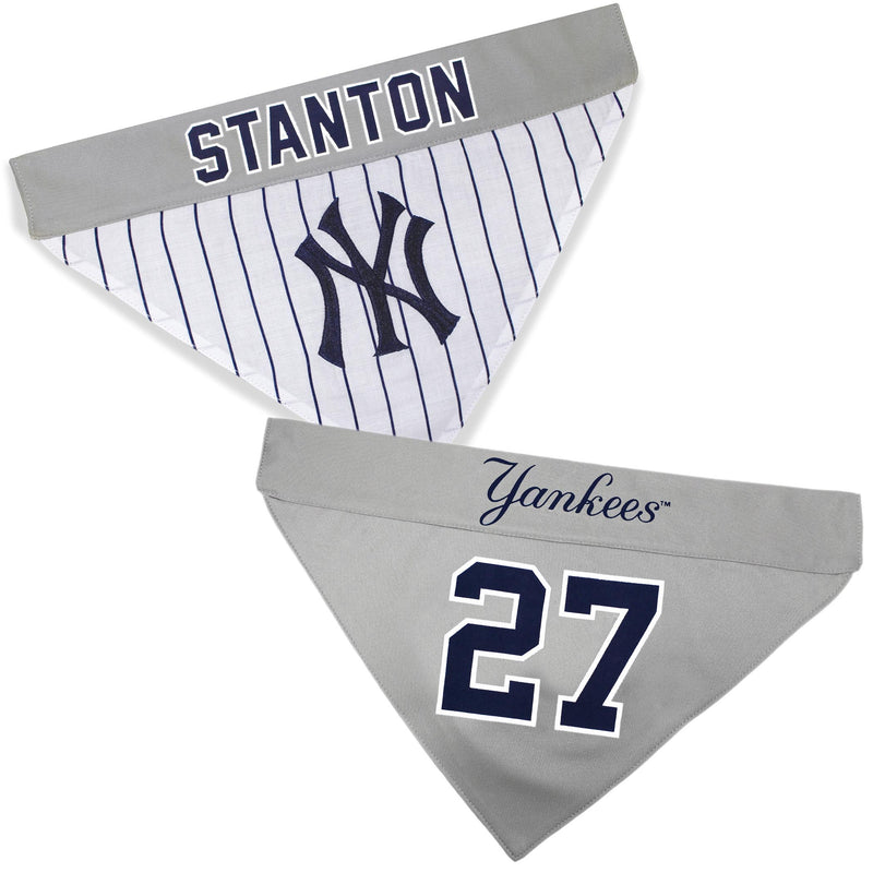 New York Yankees Giancarlo Stanton #27 Reversible Slide-On Bandana