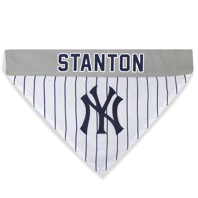 New York Yankees Giancarlo Stanton #27 Reversible Slide-On Bandana