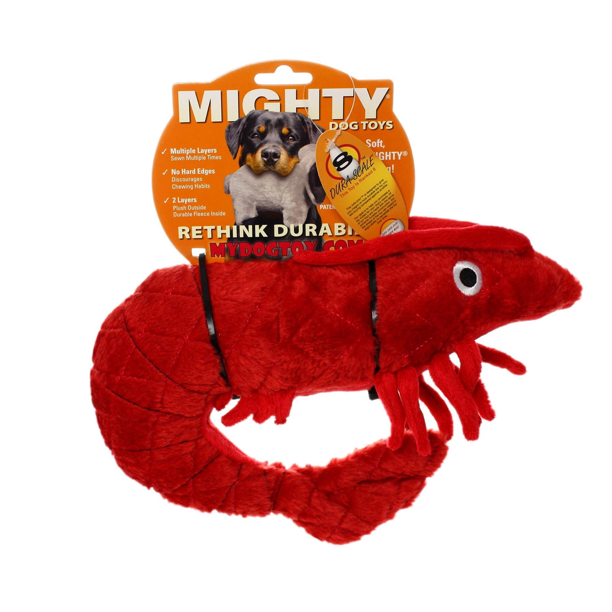 Mighty Ocean Series - Paco Prawn Tough Toy