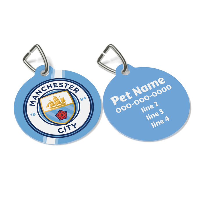 Manchester City FC 25/26 Home Kit-Inspired ID Tag