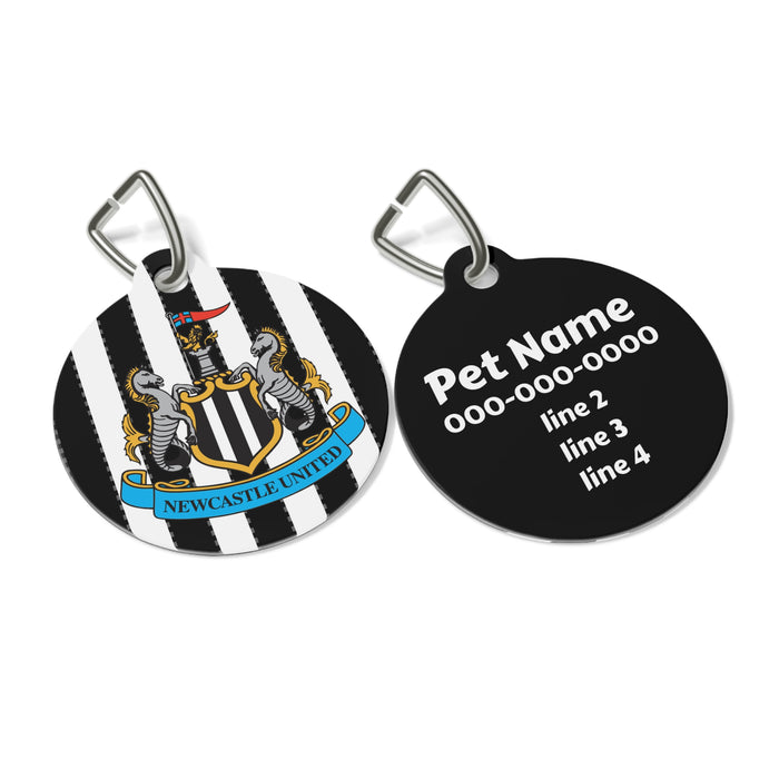 Newcastle United FC 25/26 Home Kit-Inspired ID Tag