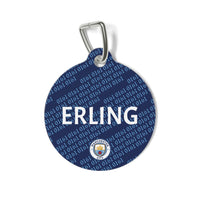 Manchester City FC 24/25 Kit Inspired Personalized Pet Tag