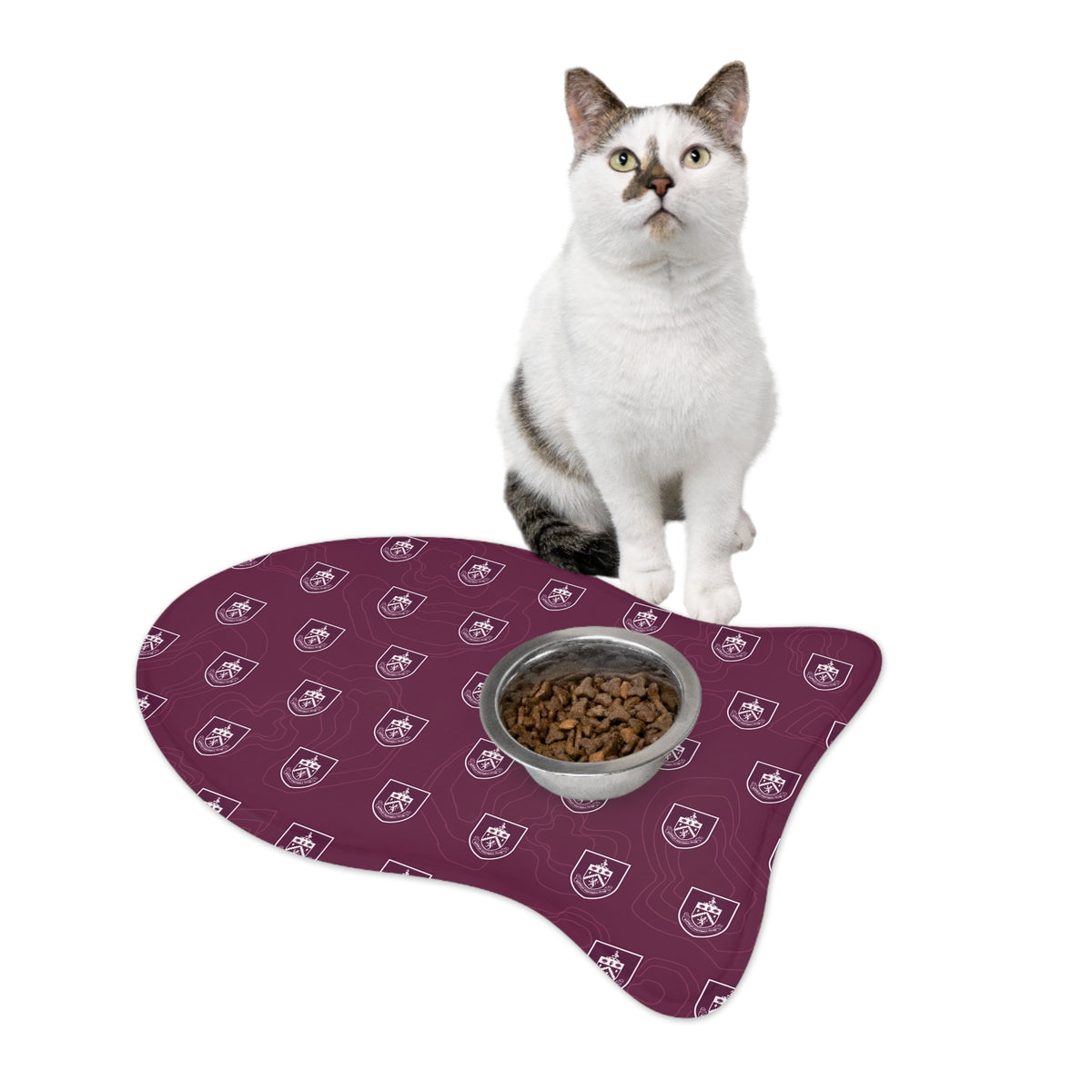 Burnley FC 25/26 Team-inspired Pet Feeding Mats