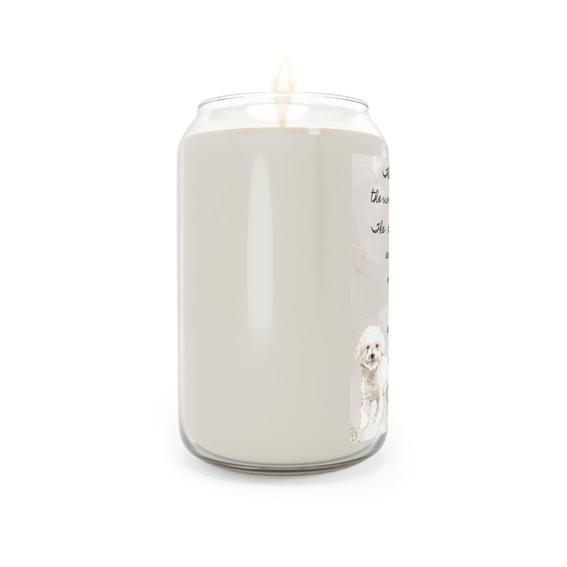 The Day Bichon Frise Pet Memorial Scented Candle, 13.75oz