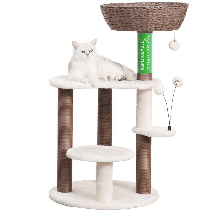 Petpals Quartz Natural Aesthetic Handwoven Medium Tree