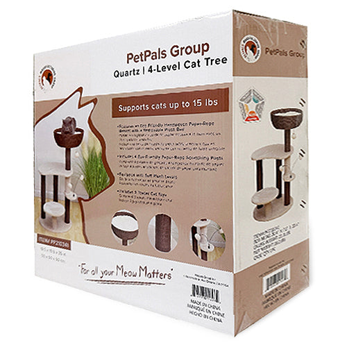 Petpals Quartz Natural Aesthetic Handwoven Medium Tree