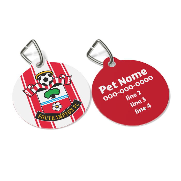 Southampton FC 25/26 Home Kit-Inspired ID Tag