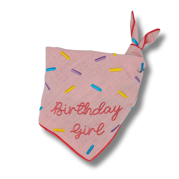 Birthday Girl Pet Bandana