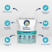 Under the Weather for Dogs - Probiotic Soft Chews - 60 Chews