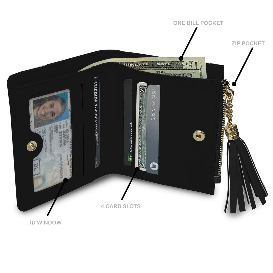 New Orleans Saints Mini Organizer Wallet