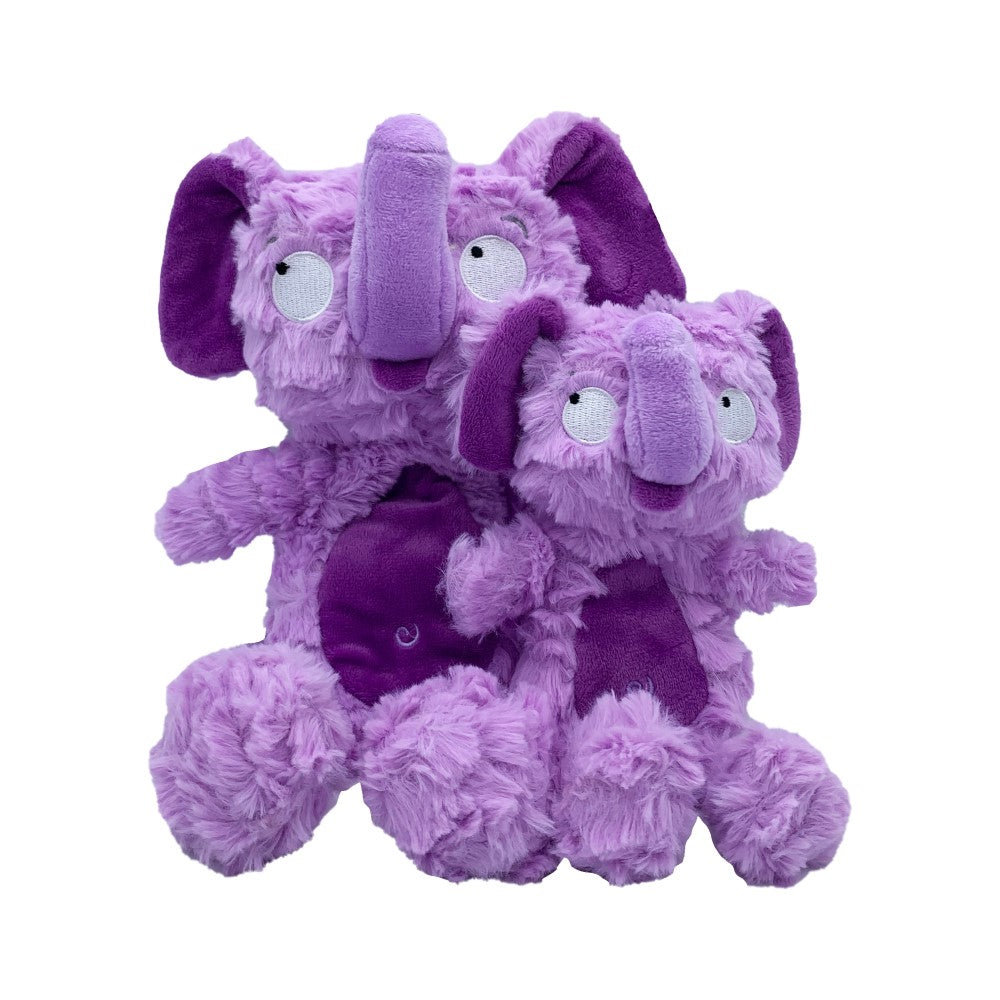 Edie Elephant Plush Slappies Dog Toy