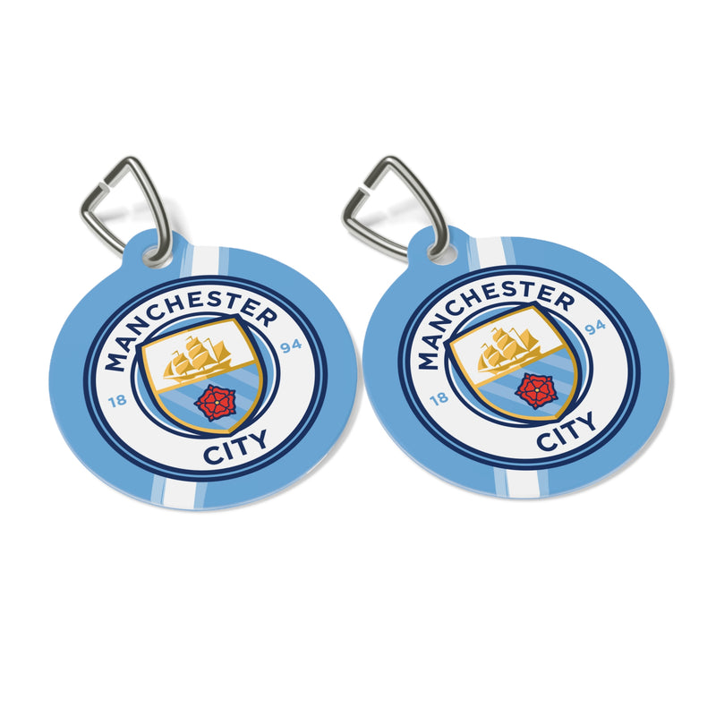 Manchester City FC 25/26 Home Kit-Inspired Collar Charm