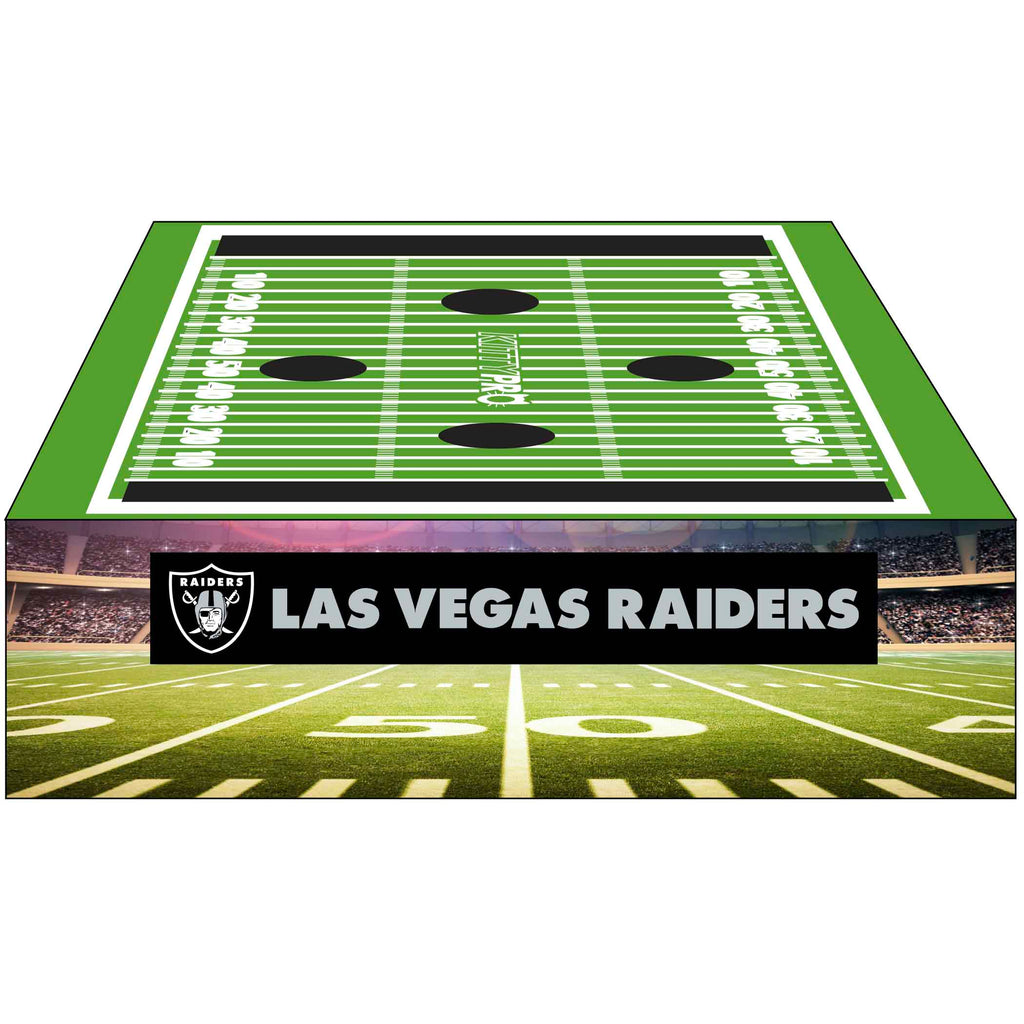 Oakland Raiders Football Rug