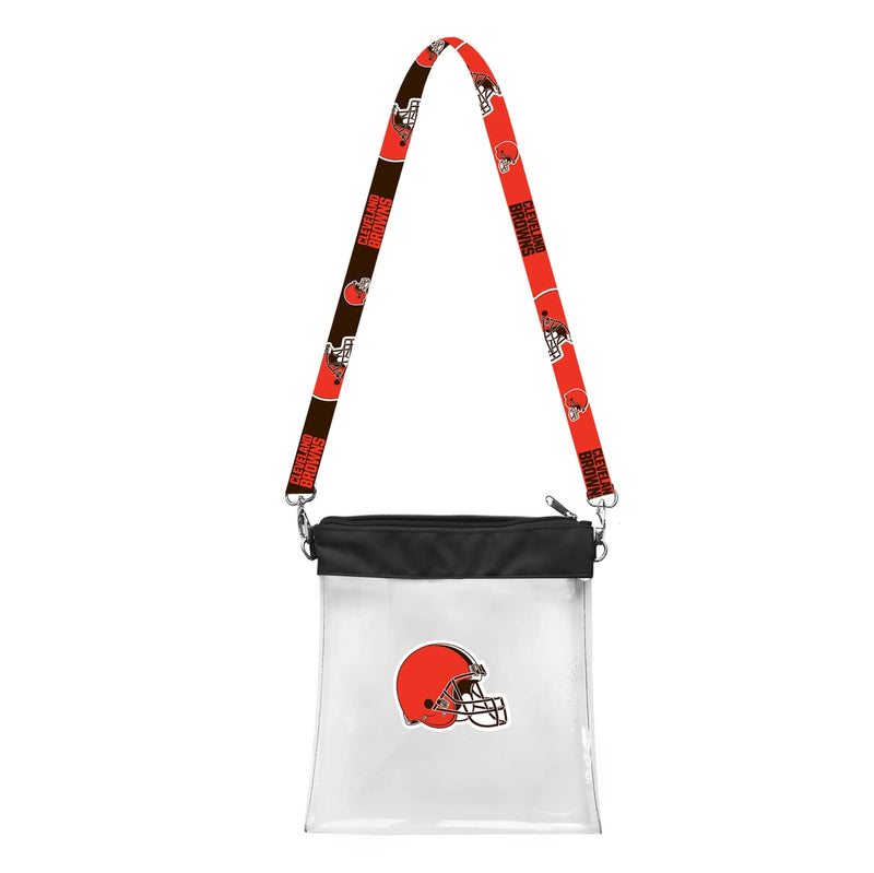 Cleveland Browns Clear Pattern Strap Bag