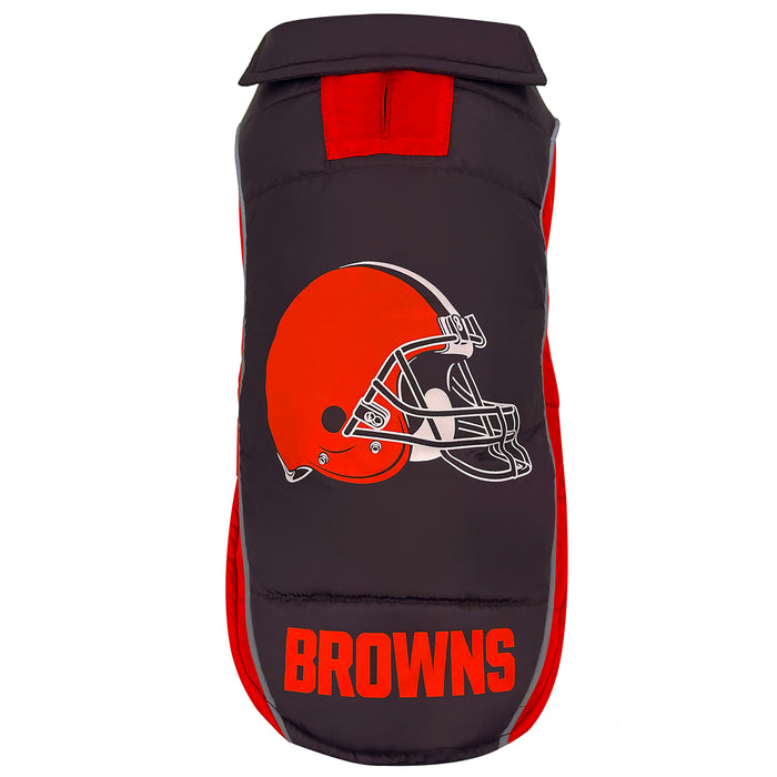 Cleveland Browns Game Day Puffer Vest