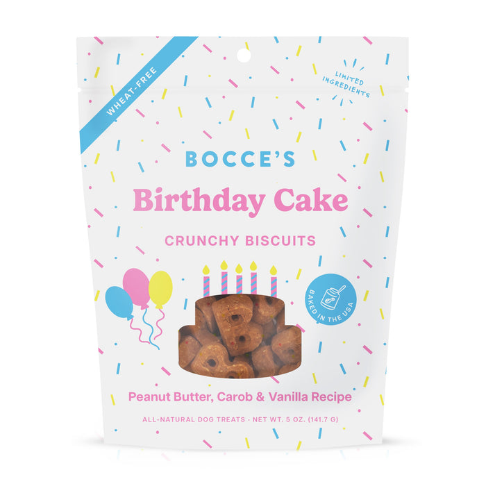 Bocce's Bakery Birthday Cake Dog Biscuit Treats