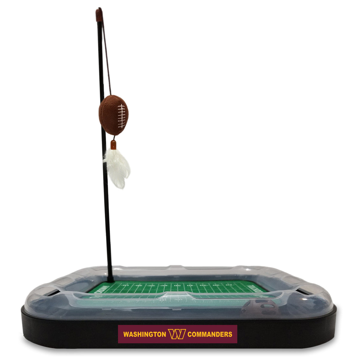 Washington Commanders Football Cat Scratcher Toy