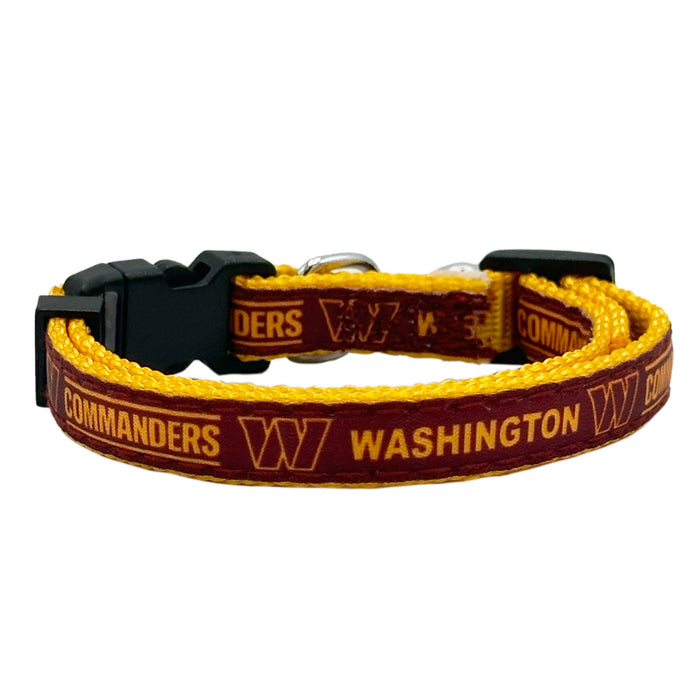 Washington Commanders Cat Satin Collar