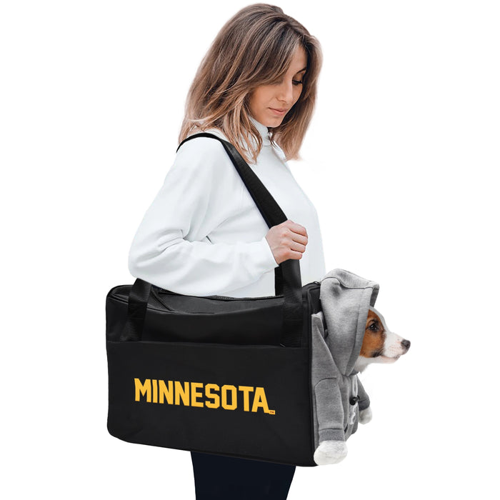 MN Golden Gophers Furry Fan Pet Carrier