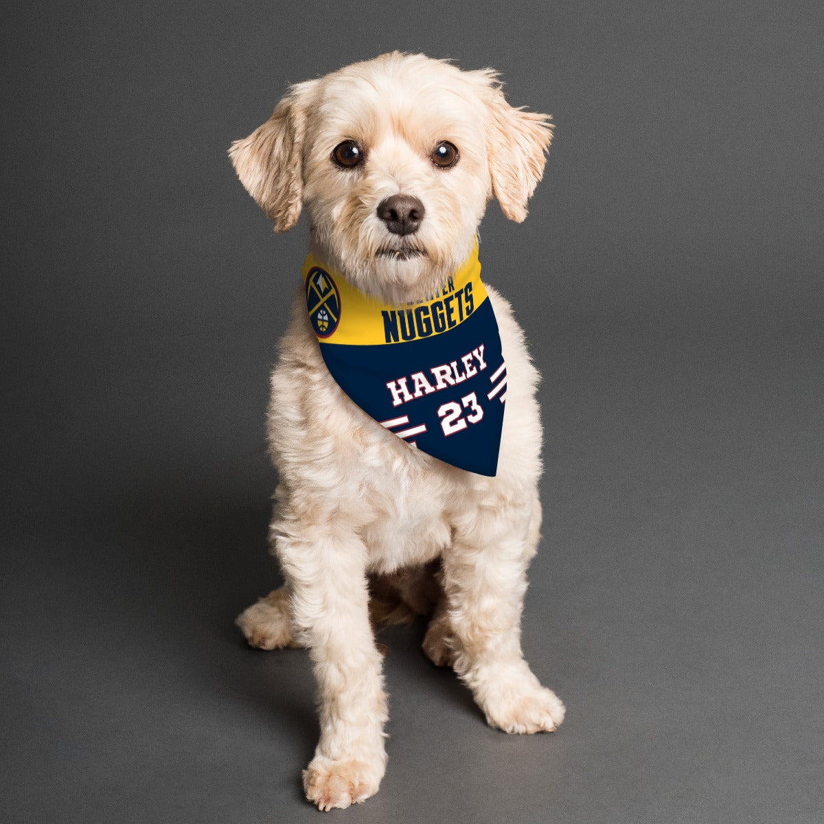 Denver Nuggets Home/Road Personalized Reversible Bandana – 3 Red