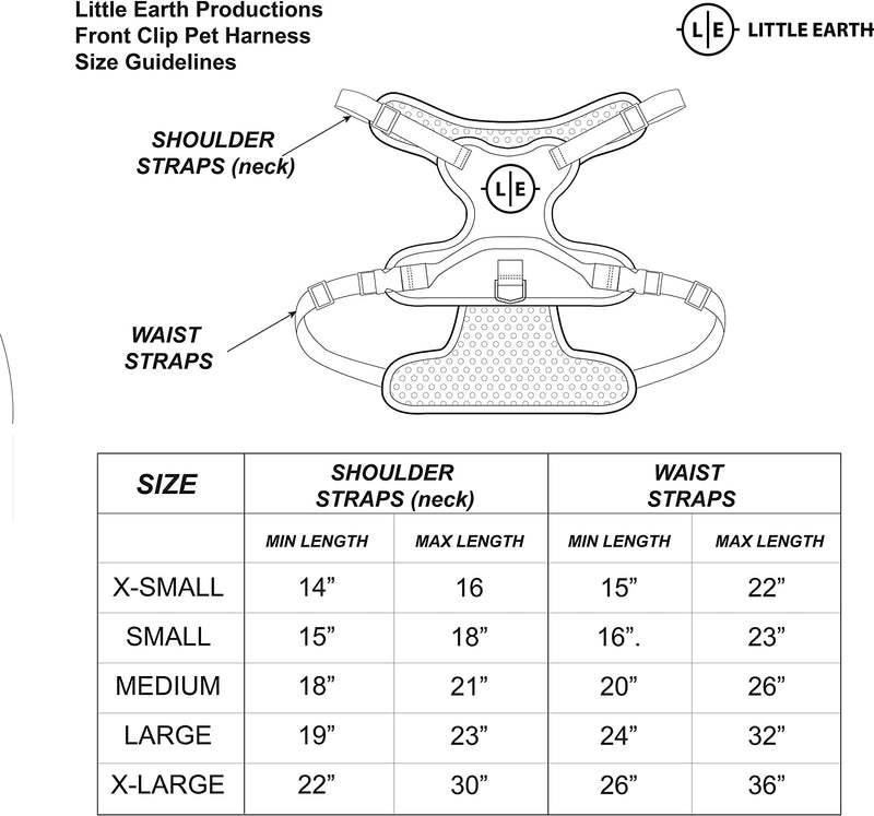 NE Cornhuskers Front Clip Harness