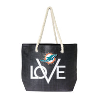 Miami Dolphins Love Tote