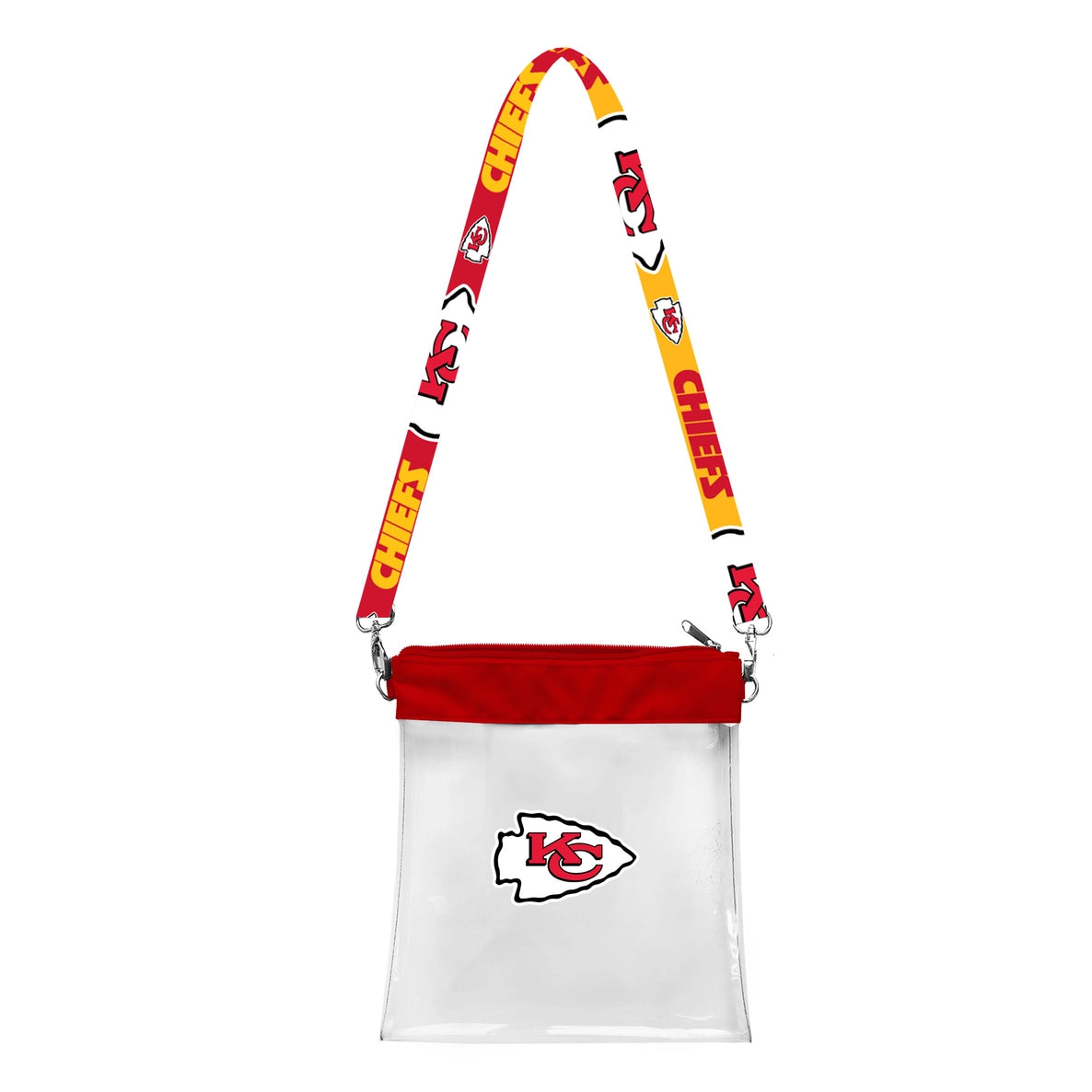 Kansas City Chiefs Clear Pattern Strap Bag