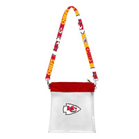 Kansas City Chiefs Clear Pattern Strap Bag