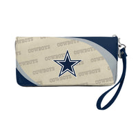 Dallas Cowboys Curve Zip Organizer Wallet