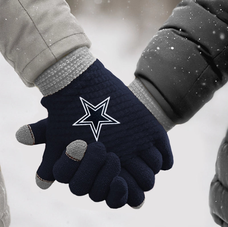 Dallas Cowboys Waffle Knit Gloves