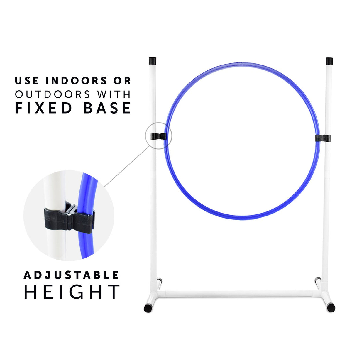 Better Sporting Dogs 7 Piece Dog Agility Equipment Set –  with Jumps, Tunnels, Pause Box & Weave Poles