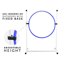 Better Sporting Dogs 3 Piece Dog Agility Equipment Set – with Jumps & Tunnel