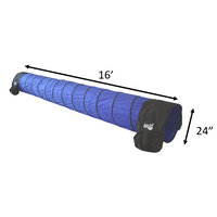 Better Sporting Dogs 16 ft Dog Agility Tunnel with Sandbags –  Training Tunnel for Backyard Agility Courses