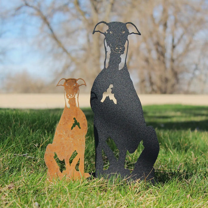 Greyhound Corten Steel Outdoor Silhouette