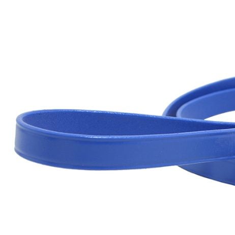 Rolled Premium Royal Blue Leather 48" Leads