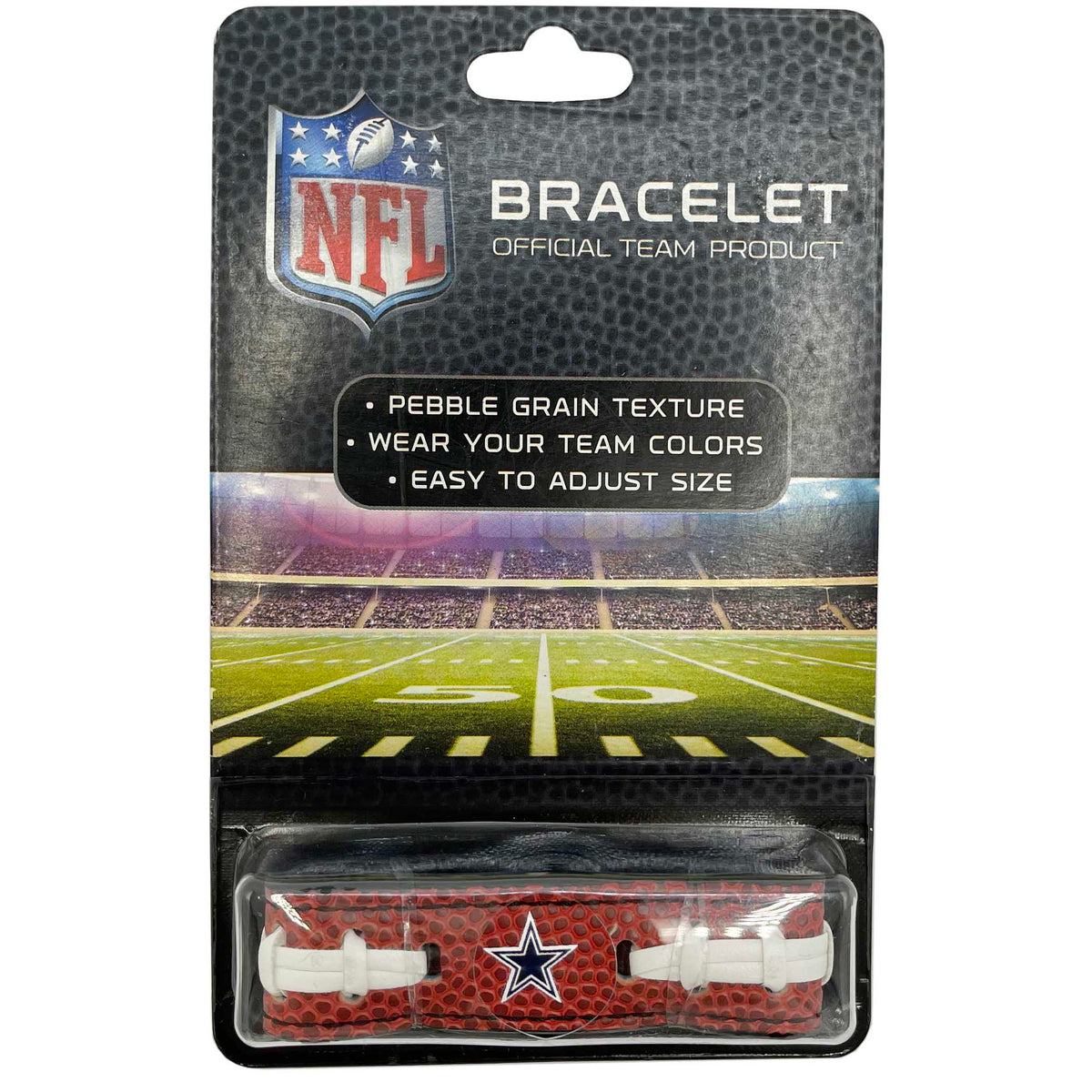 Dallas Cowboys Unisex Pebble Grain Bracelet
