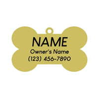 Treat Yo Self Pet ID Tag - Black