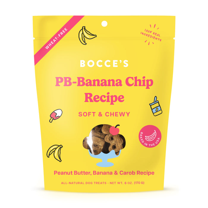 Bocce's Bakery Peanut Butter & Banana Soft & Chewy Treats