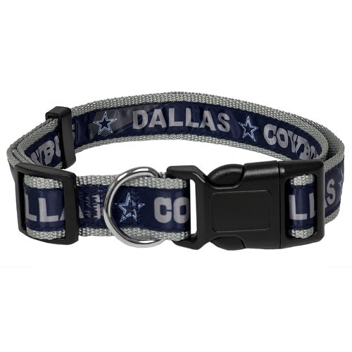 Dallas Cowboys Satin Dog Collar or Leash
