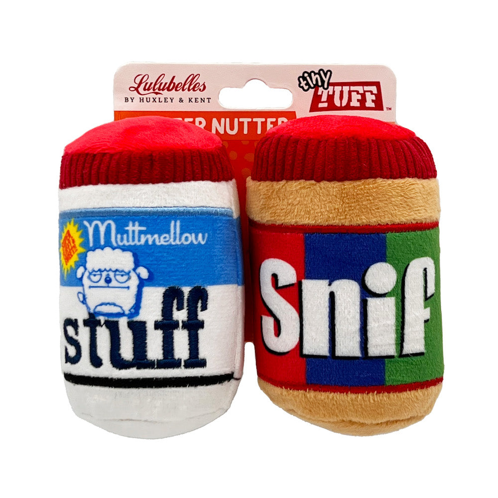 Fluffer Nutter Plush Tiny Tuff Dog Toy Set