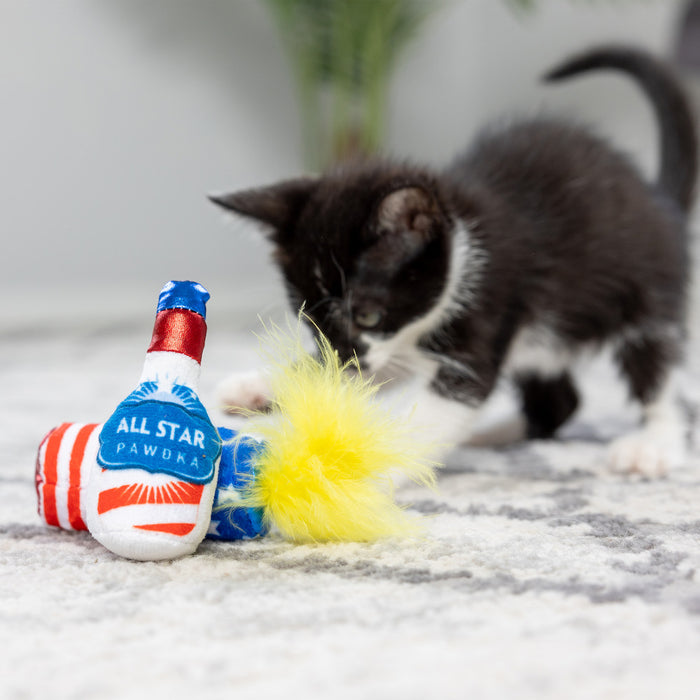 Firecracker & All Star Pawdka 2 pk Plush Cat Toy